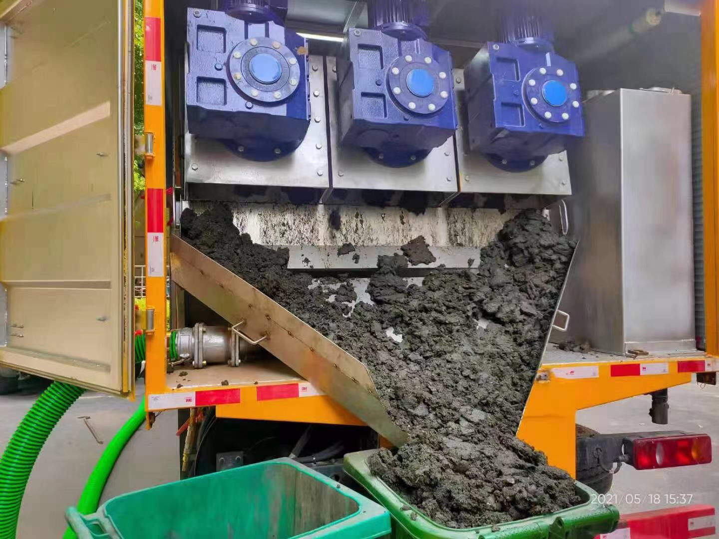 垣曲化粪池清掏城市维护站-泥浆净化干湿分离处理